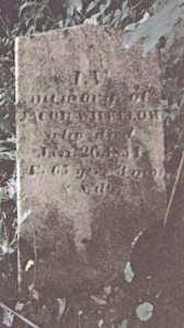 Jacob's tombstone